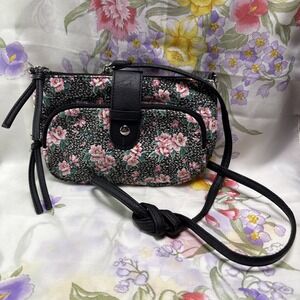 Flower Purse Cross Body 5x9"